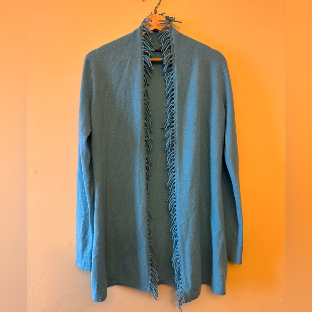 Magaschoni Light Blue Cashmere Cardigan